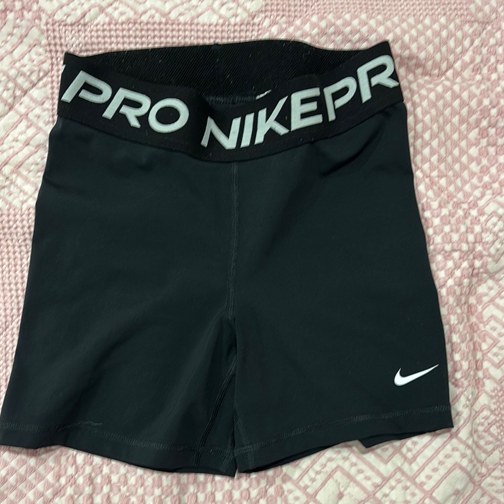 Nike Black Athletic Compression Shorts